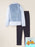 Eve and Milo Designer Brand | Children's Trouser, Waistcoat and Shirt Suit - Navy Blue