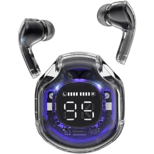 Air 39 Gaming Earbuds Random Color|Transparent airpods Air39 Bluetooth Gaming EARBUDS LED Display Super Bass HD sound Quality Trendy earphone Latest Technology Water Proof HD Calling TWS Technology Sports Headphone
