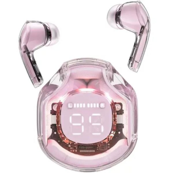 Air 39 Gaming Earbuds Random Color|Transparent airpods Air39 Bluetooth Gaming EARBUDS LED Display Super Bass HD sound Quality Trendy earphone Latest Technology Water Proof HD Calling TWS Technology Sports Headphone