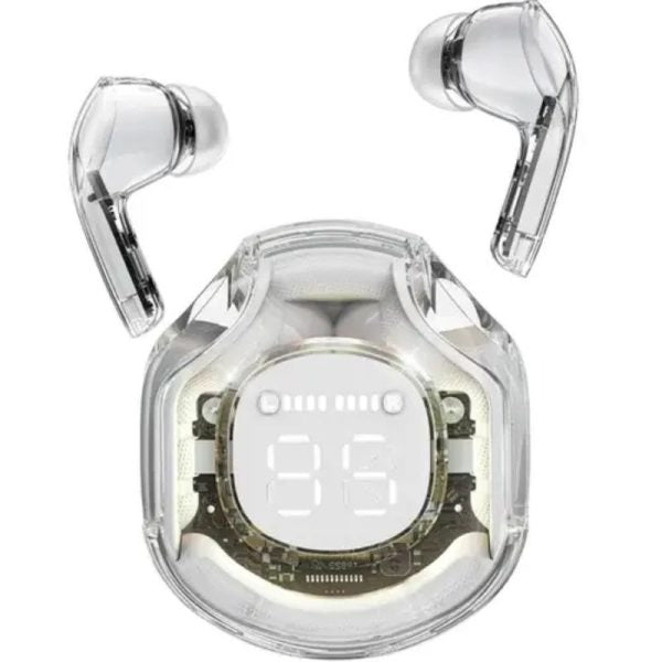 Air 39 Gaming Earbuds Random Color|Transparent airpods Air39 Bluetooth Gaming EARBUDS LED Display Super Bass HD sound Quality Trendy earphone Latest Technology Water Proof HD Calling TWS Technology Sports Headphone