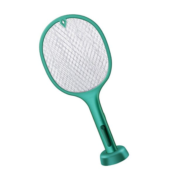 Electric Rechargeable Mosquito Racket Killer 2 In 1 With Base Holder (random Color)