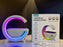 G Shaped Rgb Light Table Lamp With Wireless Charger Bluetooth Speaker With Wireless Charging Bt2301
