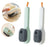 Multi-purpose Shoe Brush Soft Bristle Automatic Liquid Long Handle Cleaning Brush Clothes Board Brush Household Cleaning Tools (random Color)