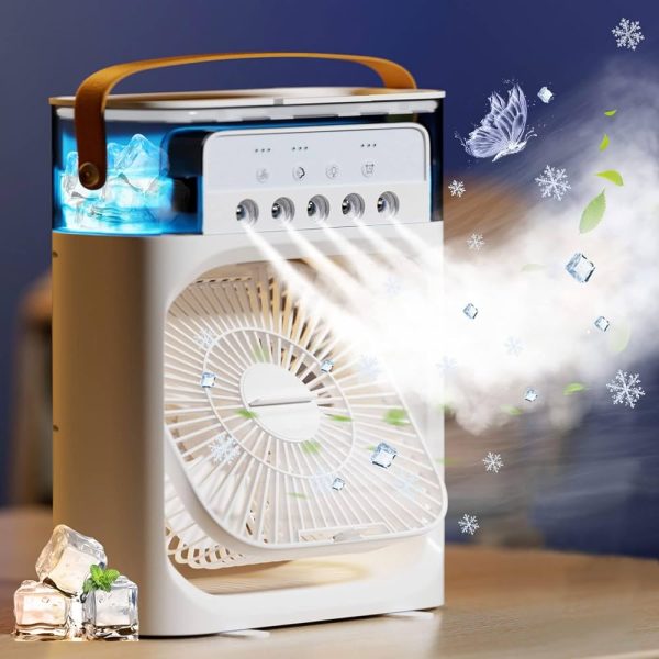 Portable Air Conditioner Fan, Mini Evaporative Air Cooler Direct Usb Electric (random Color) Big