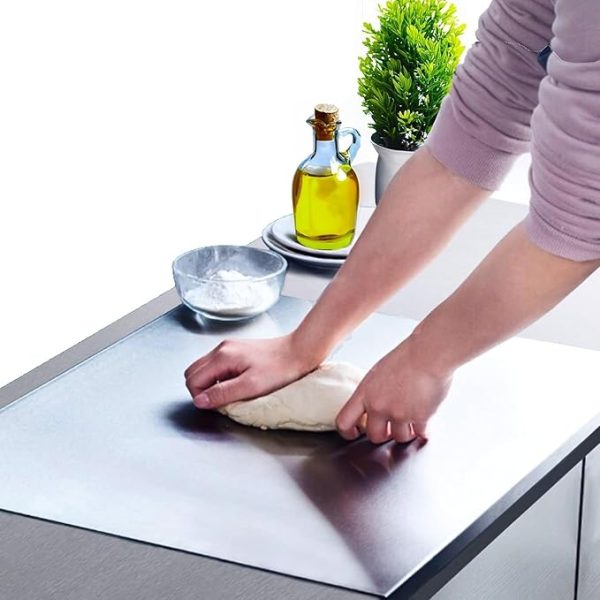 Stainless Steel Cutting Board Durable, Hygienic And Easy To Clean Perfect For All Your Chopping Needs (large Size: 40x48cm)