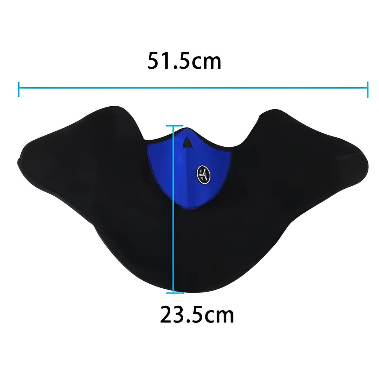 Winter Windproof Bike Mask Half Face Motorcycle Masks for men and women - Black