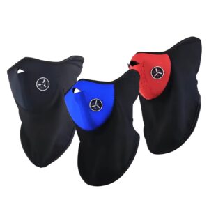 Winter Windproof Bike Mask Half Face Motorcycle Masks for men and women – Black