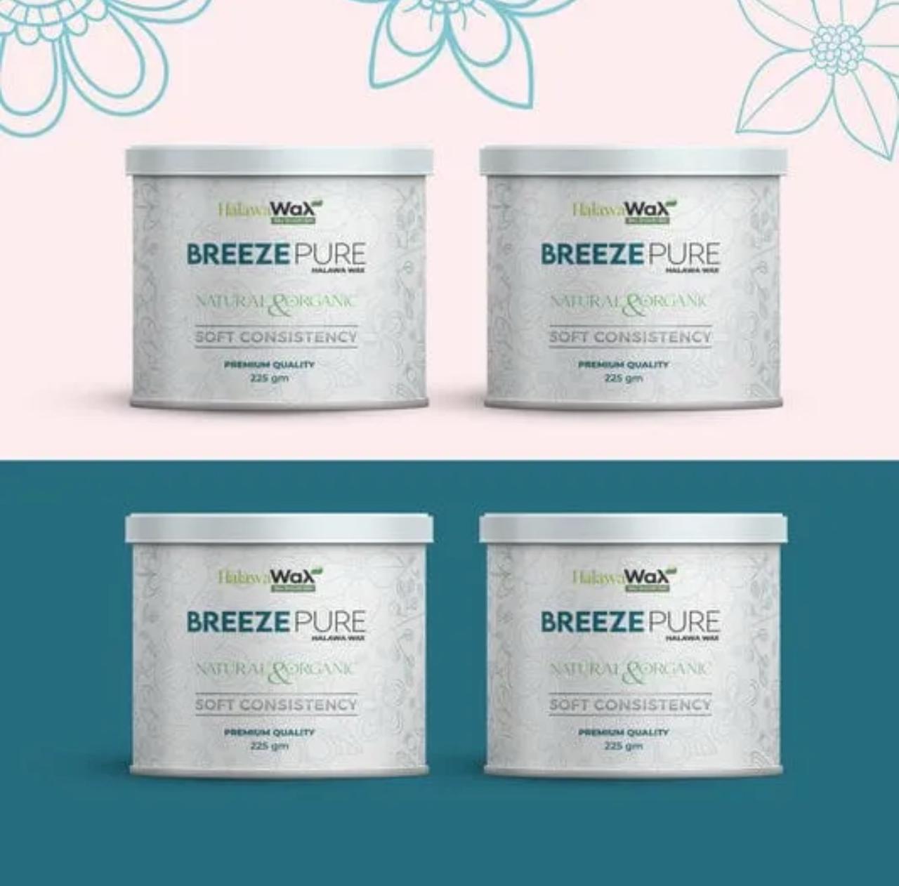 Breeze Pure Organic Halawa Finger Wax | Hair Removal Wax | Best Quality Finger Wax (with Box ) (225g)