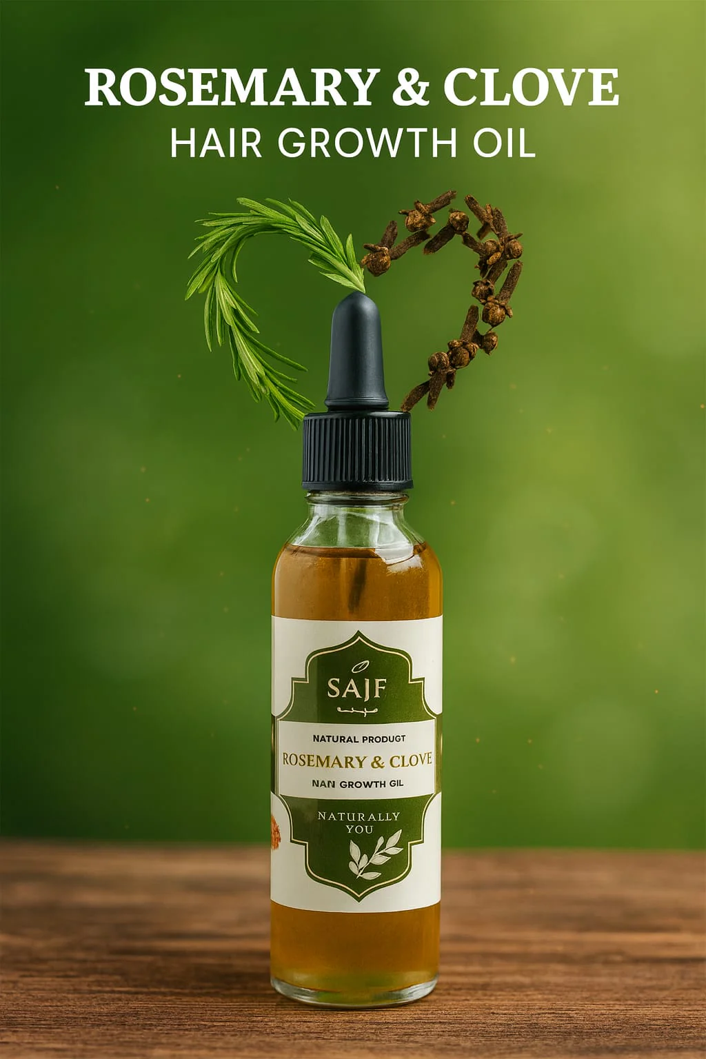 Rosemary & Cloves Hair Growth Oil | Natural Hair Oil for Stronger, Thicker & Healthier Hair