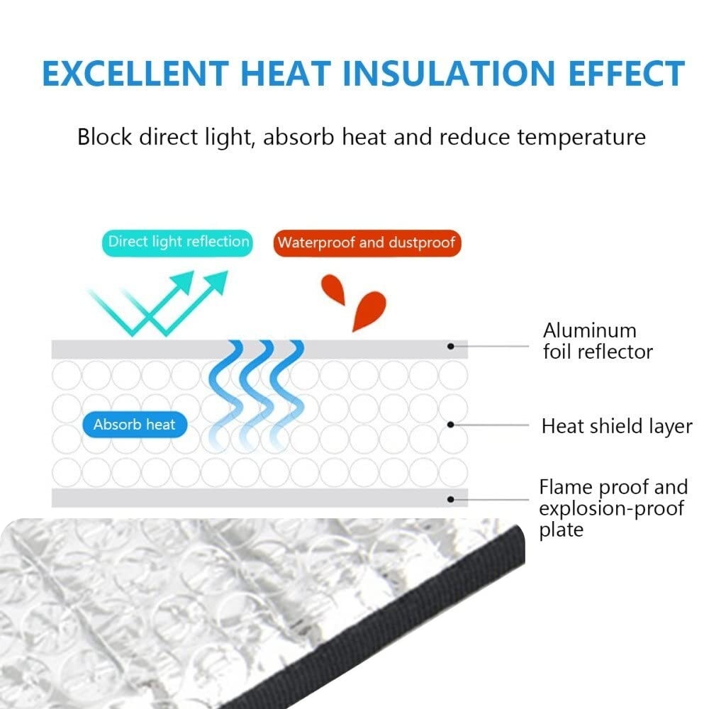 Air Conditioner Outdoor Unit Cover Heat Insulation Waterproof AC Cover Universal Split AC Outer Unit Protector -Universal Size For 1 & 1.5 Ton (Multi Color Random Design)